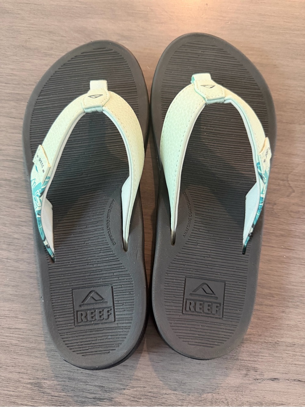 Reef Women’s Santa Ana Flip Flops in Mint NWOT Size 7